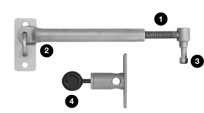 Adjustable door restrictor for sliding doors providing ventilation and security